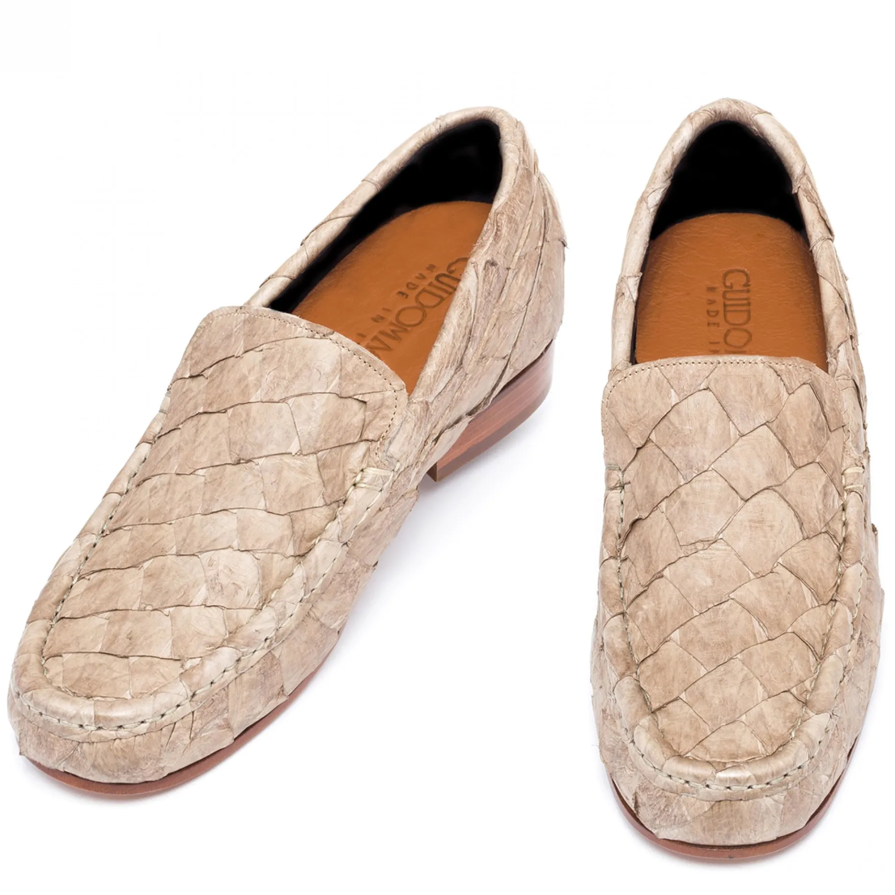 rua_garcia_dvila__mocassi_0.webp Uomo GUIDOMAGGI Scarpe In Pelle Esotica>Rua Garcia D'Ávila - Mocassini Esotiche che alzano la statura in Pelle Piracucu Esotico Fino a 6.5 cm più alto