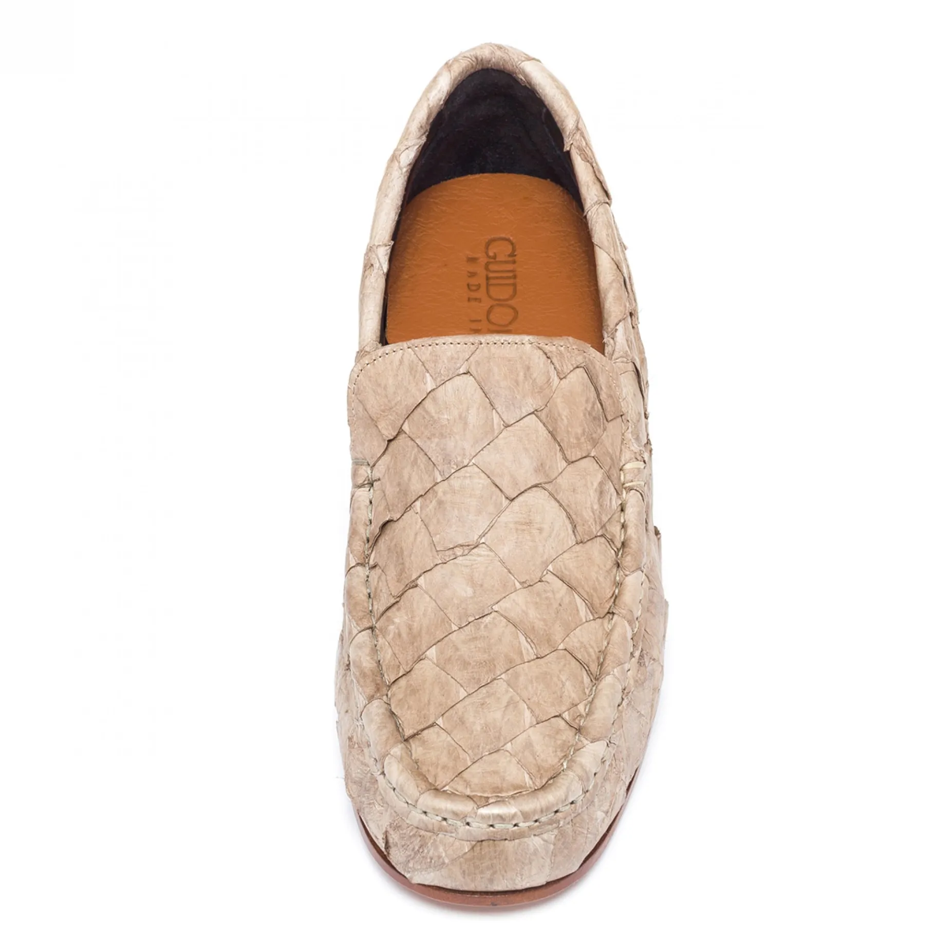 rua_garcia_dvila__mocassi_3.webp Uomo GUIDOMAGGI Scarpe In Pelle Esotica>Rua Garcia D'Ávila - Mocassini Esotiche che alzano la statura in Pelle Piracucu Esotico Fino a 6.5 cm più alto