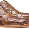 Uomo GUIDOMAGGI Scarpe In Pelle Esotica>Rua Oscar Freire - Classiche Esotiche scarpe con rialzo in Pelle Piracucu da 6 a 8 cm più alto