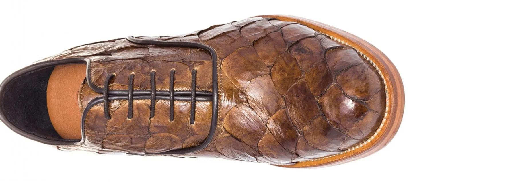 rua_oscar_freire__classic_3.webp Uomo GUIDOMAGGI Scarpe In Pelle Esotica>Rua Oscar Freire - Classiche Esotiche scarpe con rialzo in Pelle Piracucu da 6 a 8 cm più alto