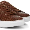 Uomo GUIDOMAGGI Sneakers>Rumson - Sneakers da uomo con rialzo interno in Pelle con motivo Intrecciato da 6 a 8 cm