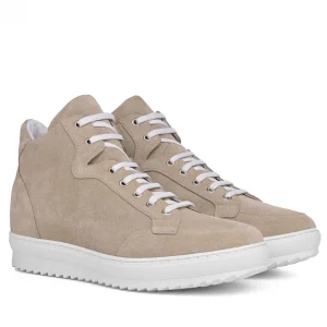 Uomo GUIDOMAGGI Sneakers>Sahara - Sneakers uomo con rialzo interno in Pelle Scamosciato Fino a 10 cm più alto