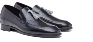 Uomo GUIDOMAGGI Nappine E Ornamenti | Cerimonia>Saint Moritz - Mocassini eleganti da uomo in Pelle Pieno Fiore Fino a 8 cm più alto