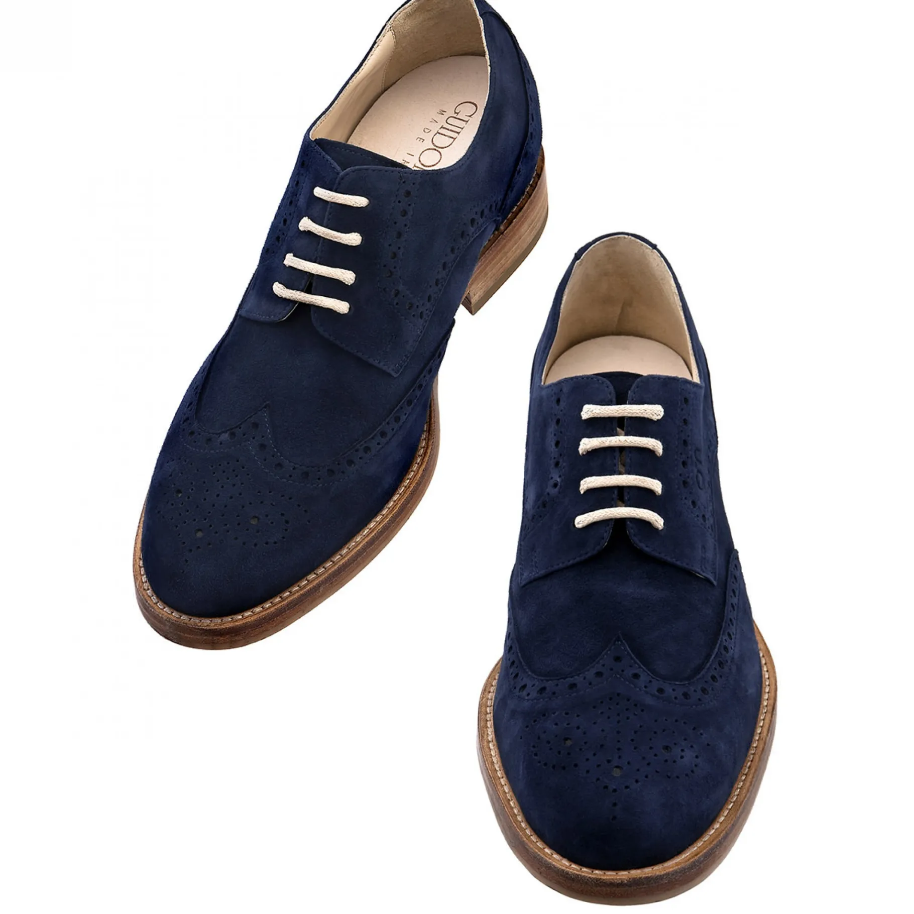 saint_tropez__classiche_s_0.webp Uomo GUIDOMAGGI Stringate>Saint Tropez - Classiche scarpe uomo con tacco in Pelle Scamosciato fino a 8 cm più alto