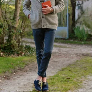 Uomo GUIDOMAGGI Stringate>Saint Tropez - Classiche scarpe uomo con tacco in Pelle Scamosciato fino a 8 cm più alto