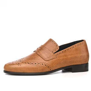 Uomo GUIDOMAGGI Penny Loafers>Salerno - Mocassini con rialzo interno in Pelle Pieno Fiore Fino a 6.5 cm più alto