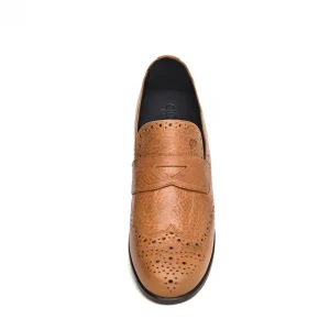 Uomo GUIDOMAGGI Penny Loafers>Salerno - Mocassini con rialzo interno in Pelle Pieno Fiore Fino a 6.5 cm più alto