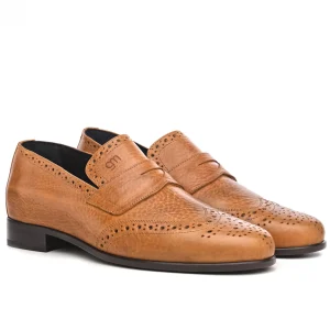 Uomo GUIDOMAGGI Penny Loafers>Salerno - Mocassini con rialzo interno in Pelle Pieno Fiore Fino a 6.5 cm più alto