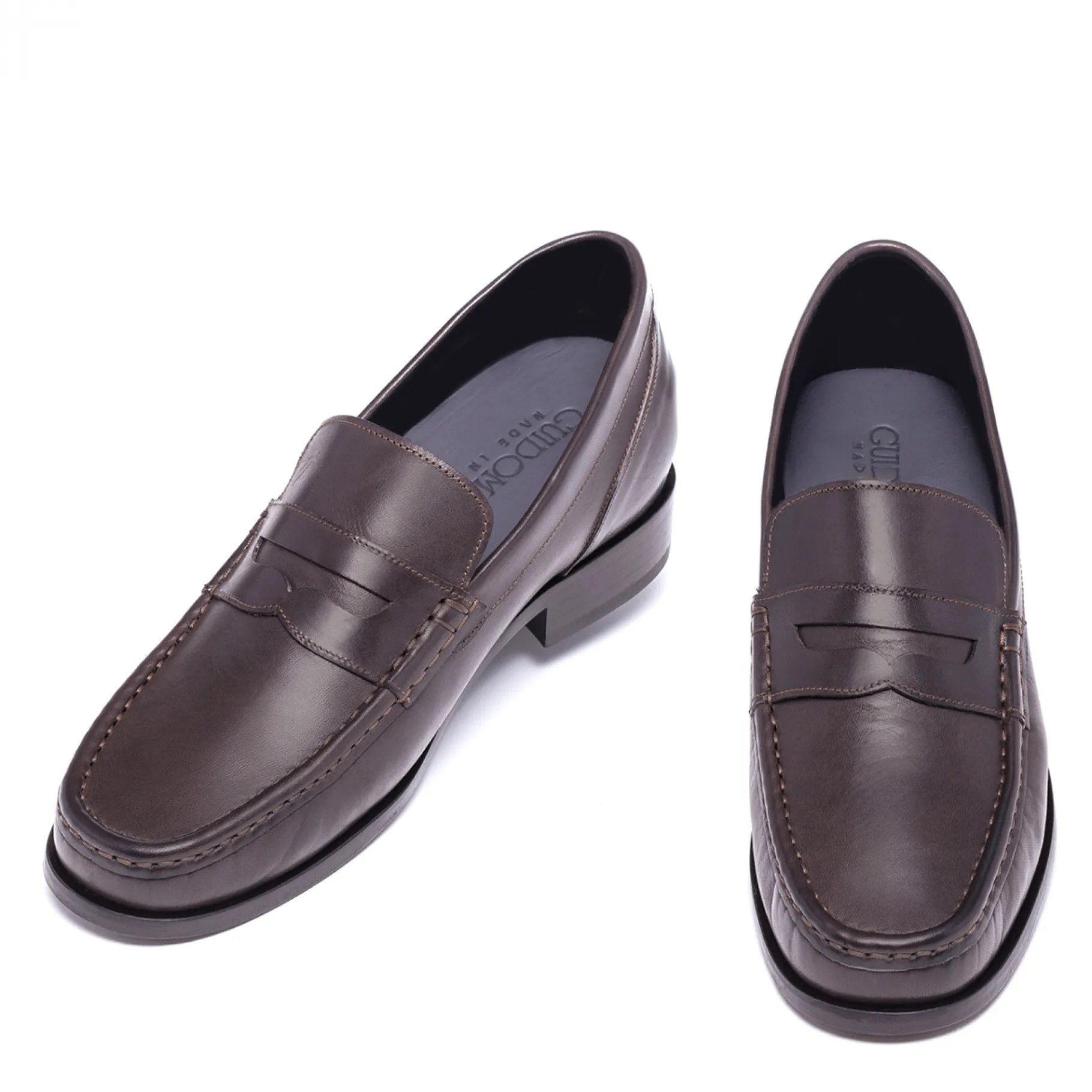 samarcanda__mocassini_sca_0.webp Uomo GUIDOMAGGI Cordovan | Penny Loafers>Samarcanda - Mocassini scarpe rialzanti in Pelle Cordovan da 6 a 8 cm più alto