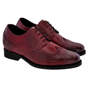 Uomo GUIDOMAGGI Stringate>San Jose - Classiche scarpe da uomo con rialzo in Pelle Pieno Fiore fino a 8 cm più alto