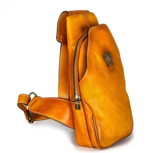 GUIDOMAGGI Pratesi Bags>San Quirico d'Orcia - Borsone da viaggio Sporty Chic in Pelle