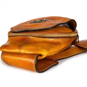 GUIDOMAGGI Pratesi Bags>San Quirico d'Orcia - Borsone da viaggio Sporty Chic in Pelle