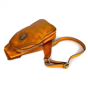 GUIDOMAGGI Pratesi Bags>San Quirico d'Orcia - Borsone da viaggio Sporty Chic in Pelle