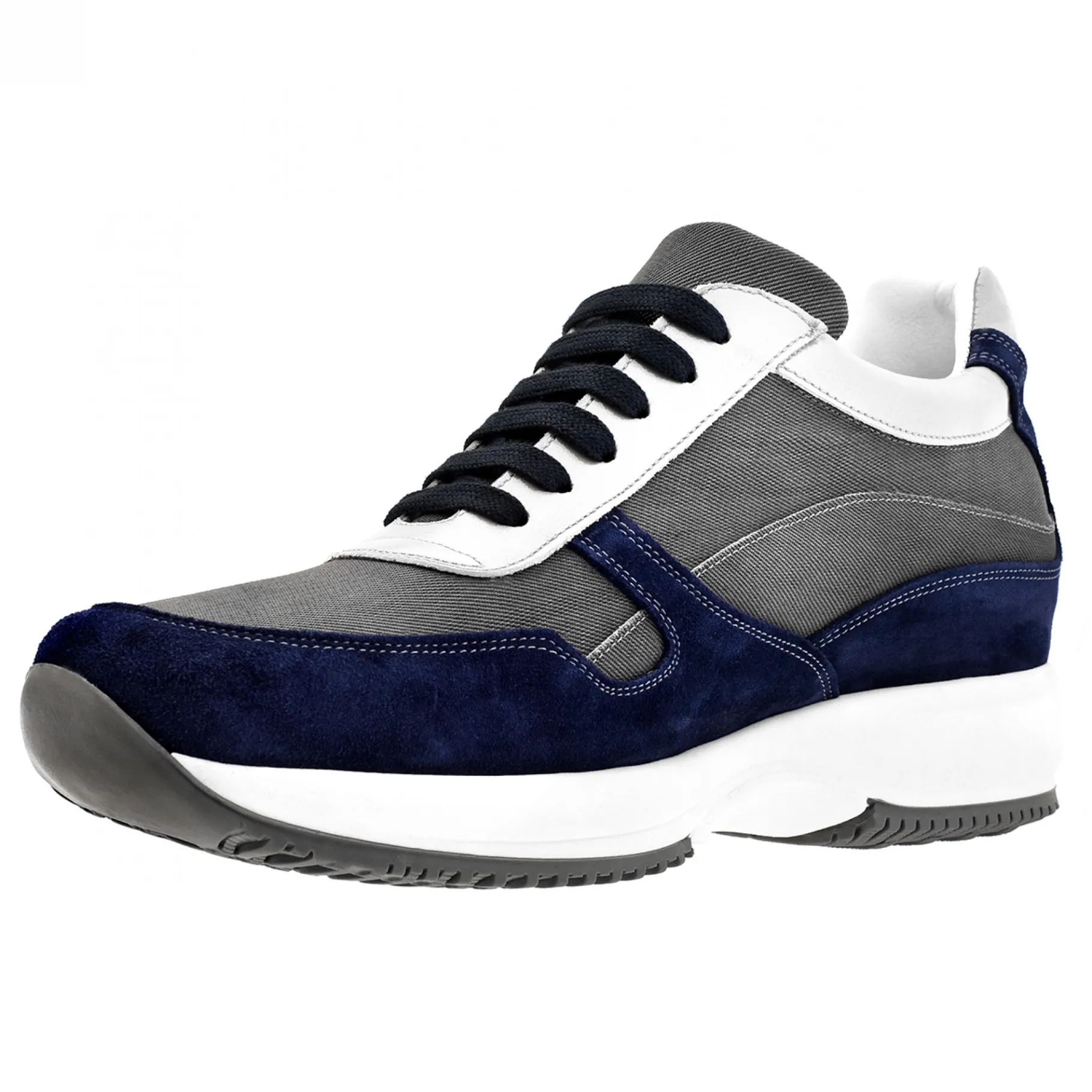 santa_barbara__sneakers_c_2.webp Uomo GUIDOMAGGI Sneakers>Santa Barbara - sneakers con rialzo in Mix Pelle/Tessuto Da 6 a 10 cm più alto