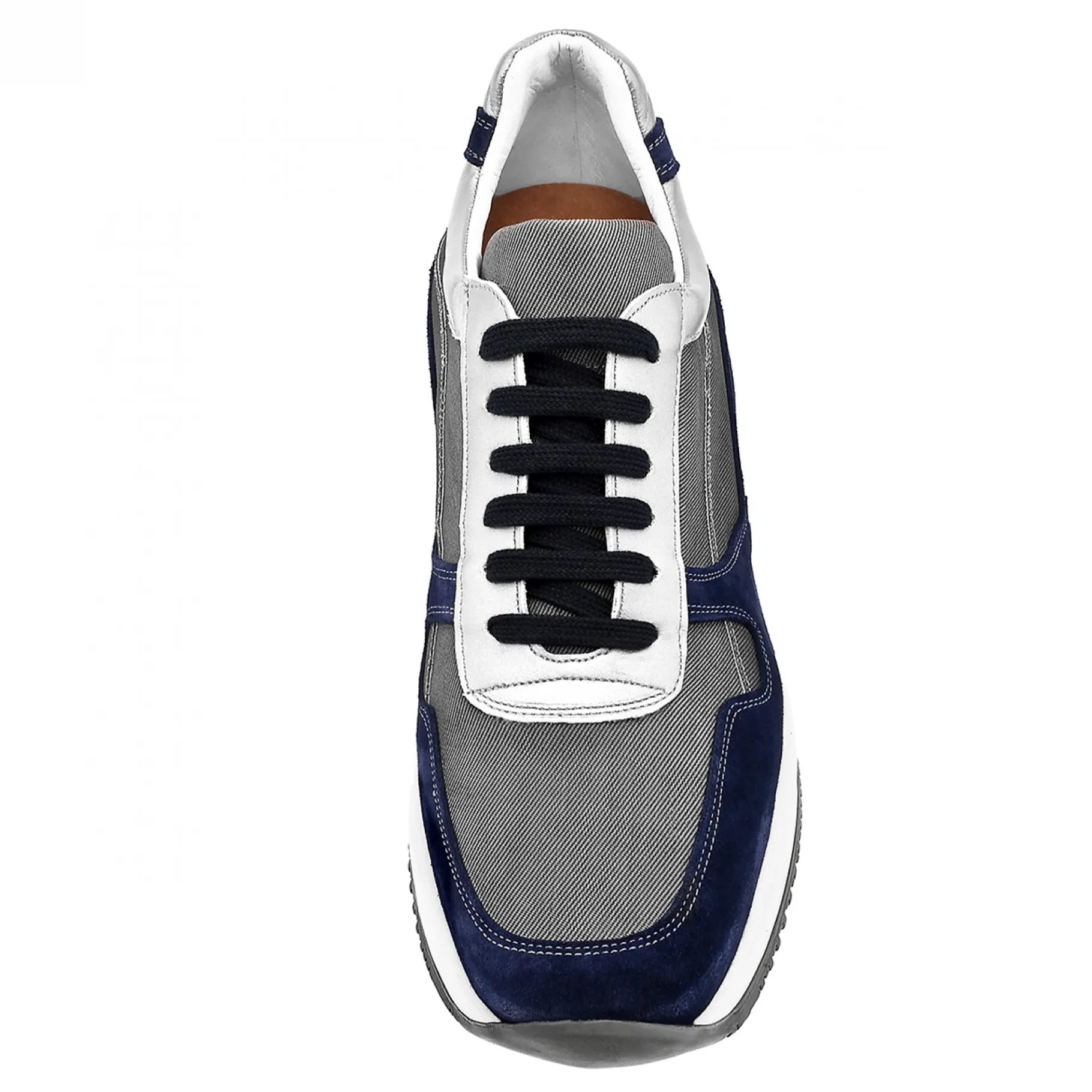 santa_barbara__sneakers_c_3.webp Uomo GUIDOMAGGI Sneakers>Santa Barbara - sneakers con rialzo in Mix Pelle/Tessuto Da 6 a 10 cm più alto
