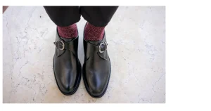 Uomo GUIDOMAGGI Fibbie>Santos - Classiche scarpe con rialzo in Pelle Pieno Fiore da 6 a 8 cm più alto