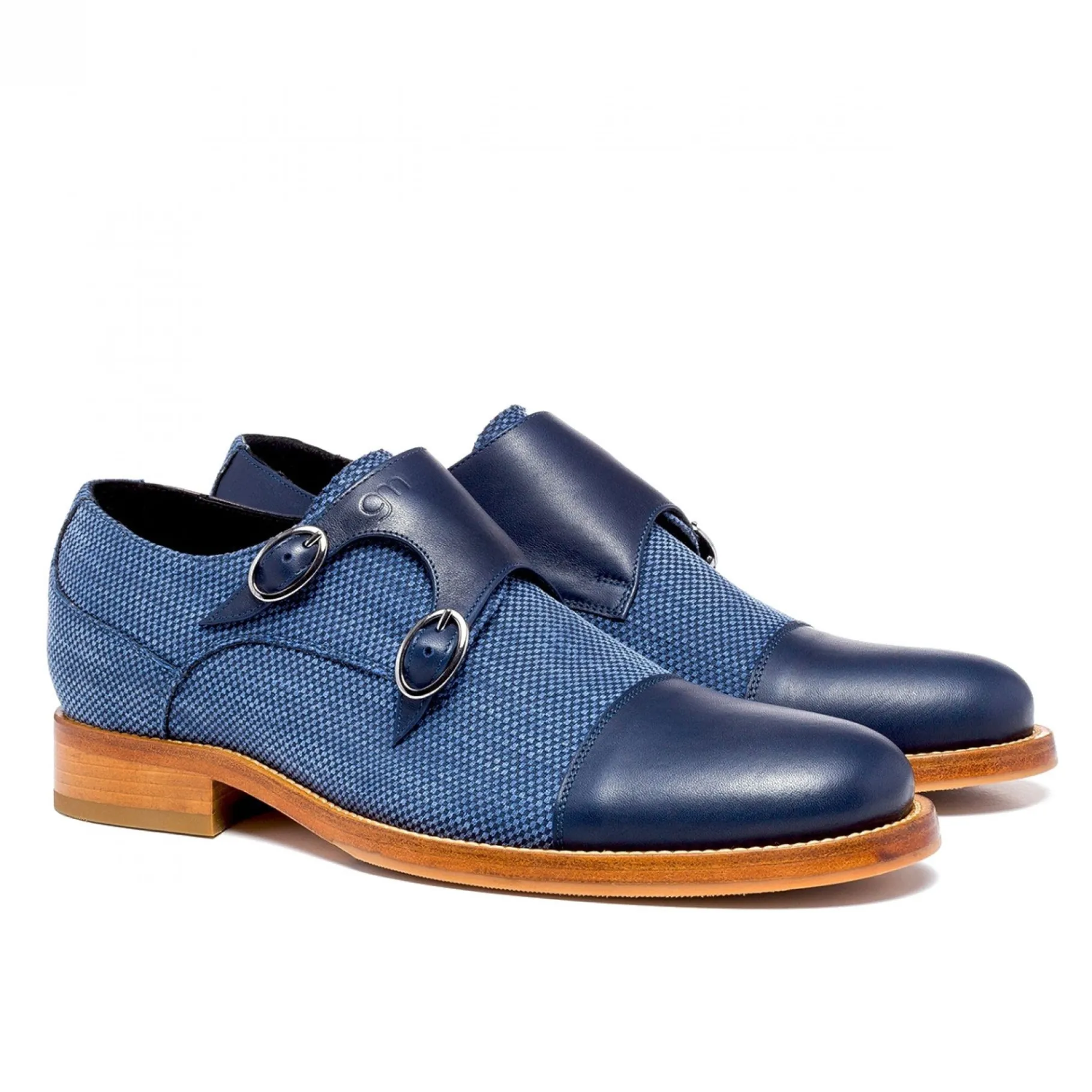 savile_row__classiche_sca_4.webp Uomo GUIDOMAGGI Fibbie>Savile Row - Classiche scarpe rialzo uomo in Mix Pelle/Tessuto da 6 a 8 cm più alto