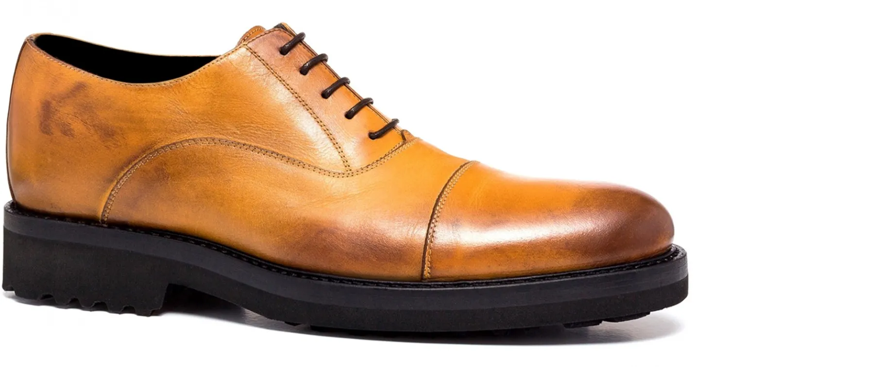 scotland__classiche_scarp_0.webp Uomo GUIDOMAGGI Stringate>Scotland - Classiche scarpe uomo con rialzo in Pelle/Tessuto Fino a 8 cm più alto
