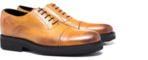 Uomo GUIDOMAGGI Stringate>Scotland - Classiche scarpe uomo con rialzo in Pelle/Tessuto Fino a 8 cm più alto