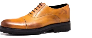 Uomo GUIDOMAGGI Stringate>Scotland - Classiche scarpe uomo con rialzo in Pelle/Tessuto Fino a 8 cm più alto