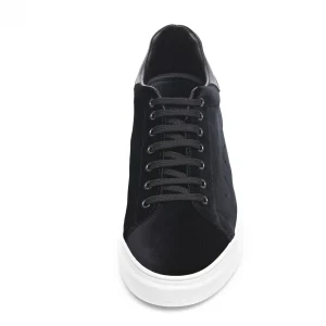 Uomo GUIDOMAGGI Sneakers>Seine - Sneakers uomo con rialzo interno in Mix Pelle/Tessuto Fino a 8 cm più alto