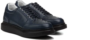 Uomo GUIDOMAGGI Sneakers>Shark Bay - Sneakers con rialzo interno da uomo in Mix Pelle da 6 a 8 cm più alto