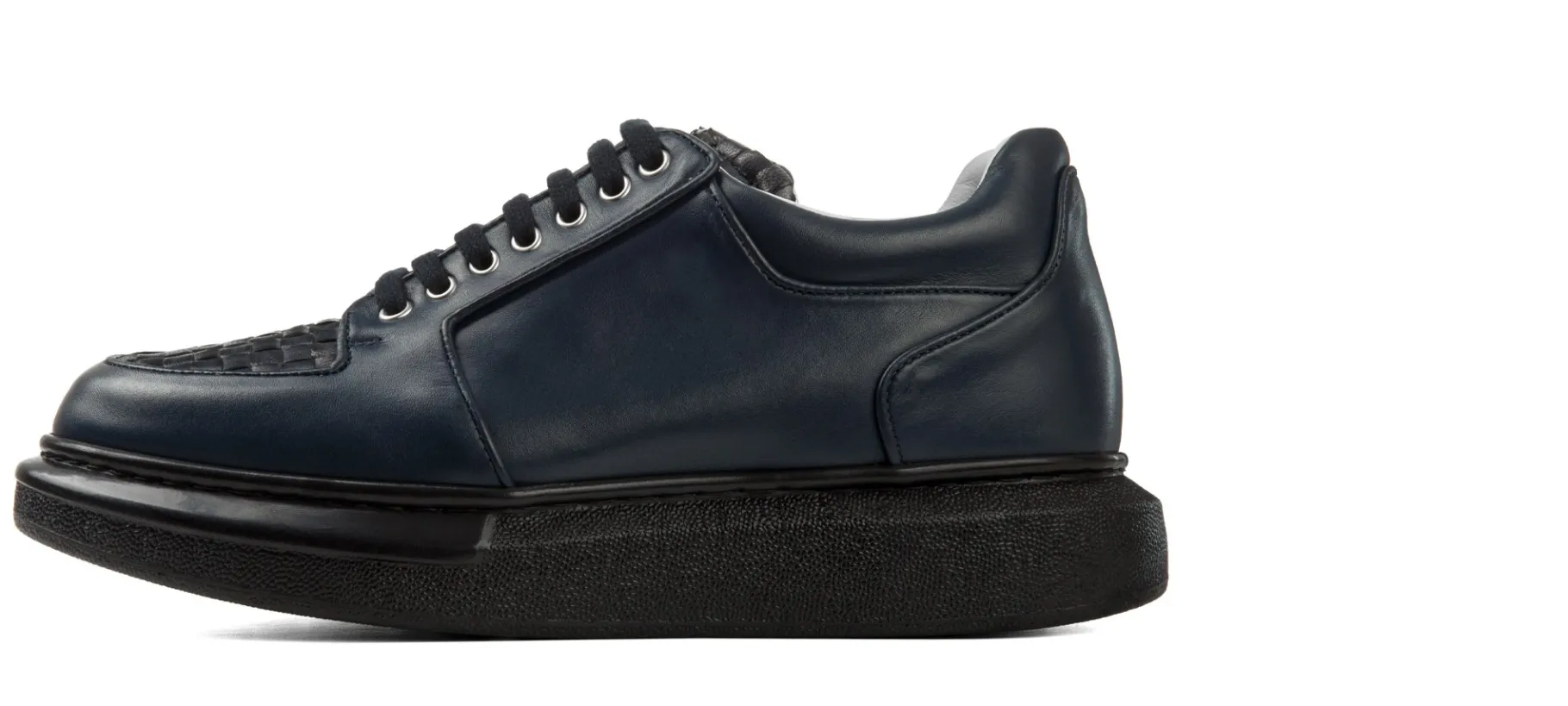 shark_bay__sneakers_con_r_2.webp Uomo GUIDOMAGGI Sneakers>Shark Bay - Sneakers con rialzo interno da uomo in Mix Pelle da 6 a 8 cm più alto