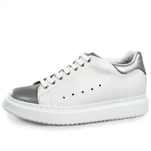 Uomo GUIDOMAGGI Sneakers>Silver Spring - sneakers con rialzo in Pelle Da 6 a 8 cm più alto