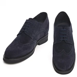 Uomo GUIDOMAGGI Stringate>Smyrna - Classiche  rialzate da uomo  in Pelle Scamosciato da 6 a 8 cm più alto