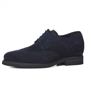 Uomo GUIDOMAGGI Stringate>Smyrna - Classiche rialzate da uomo in Pelle Scamosciato da 6 a 8 cm più alto