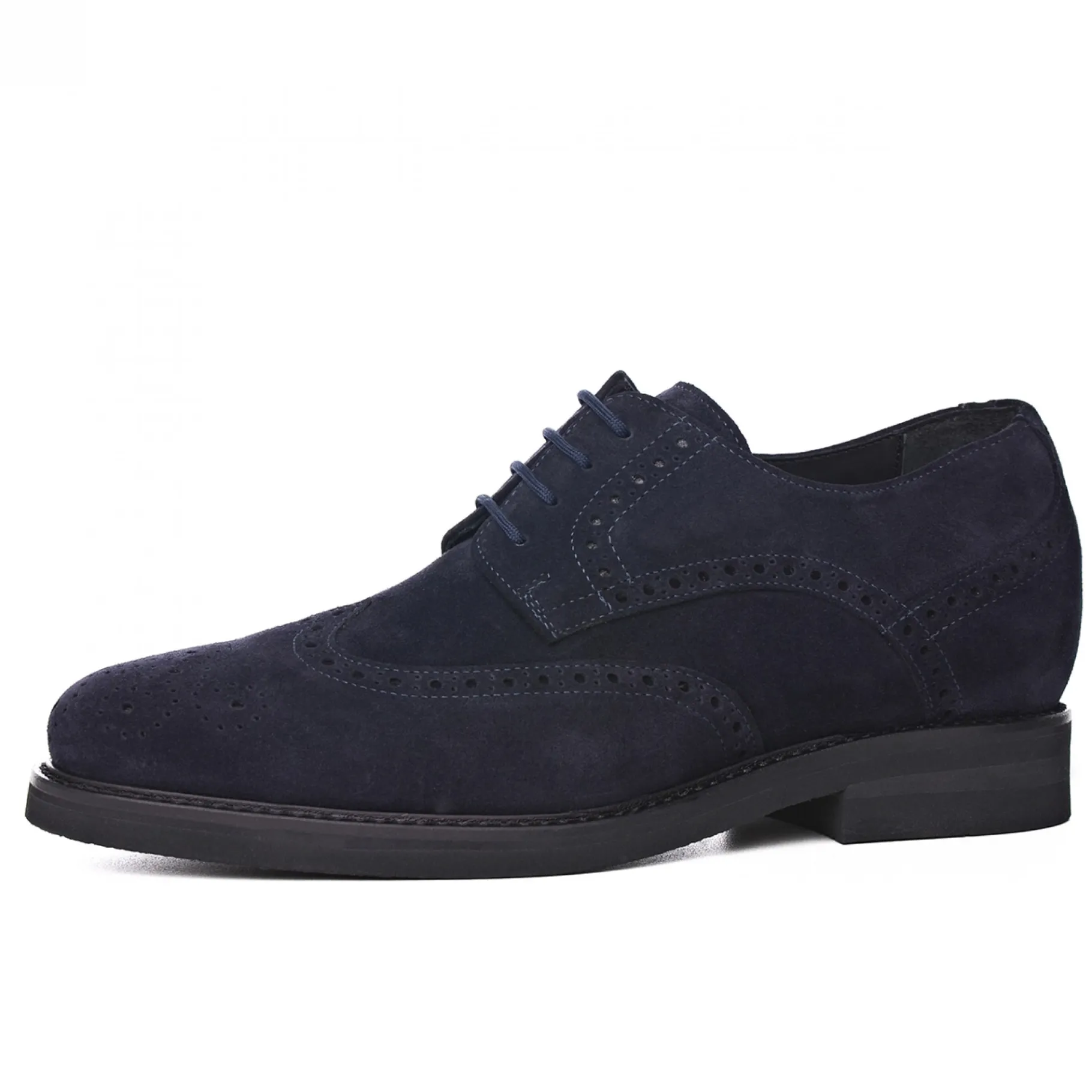 smyrna__classiche_rialzat_2.webp Uomo GUIDOMAGGI Stringate>Smyrna - Classiche rialzate da uomo in Pelle Scamosciato da 6 a 8 cm più alto