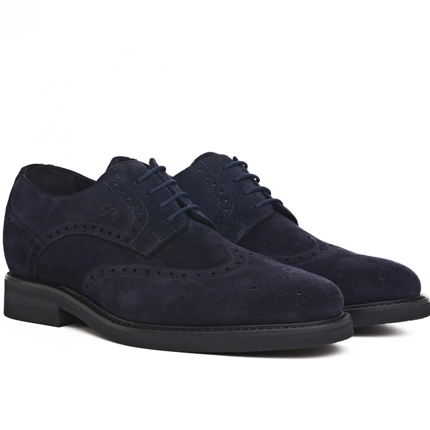 smyrna__classiche_rialzat_4.webp Uomo GUIDOMAGGI Stringate>Smyrna - Classiche rialzate da uomo in Pelle Scamosciato da 6 a 8 cm più alto