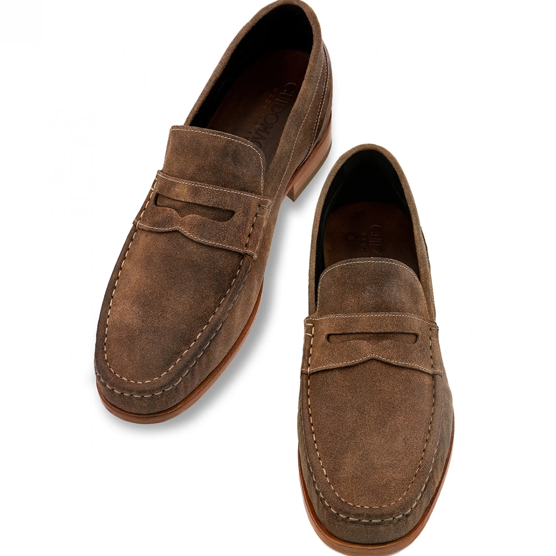 spain__mocassini_con_rial_0.webp Uomo GUIDOMAGGI Penny Loafers>Spain - Mocassini con rialzo interno da uomo in Pelle Pieno Fiore Fino a 8 cm più alto