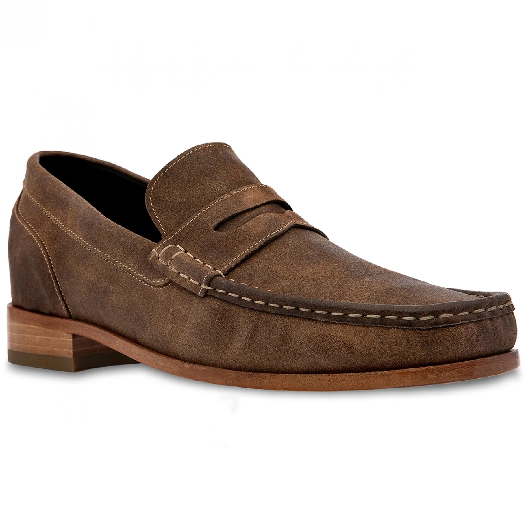 spain__mocassini_con_rial_1.webp Uomo GUIDOMAGGI Penny Loafers>Spain - Mocassini con rialzo interno da uomo in Pelle Pieno Fiore Fino a 8 cm più alto
