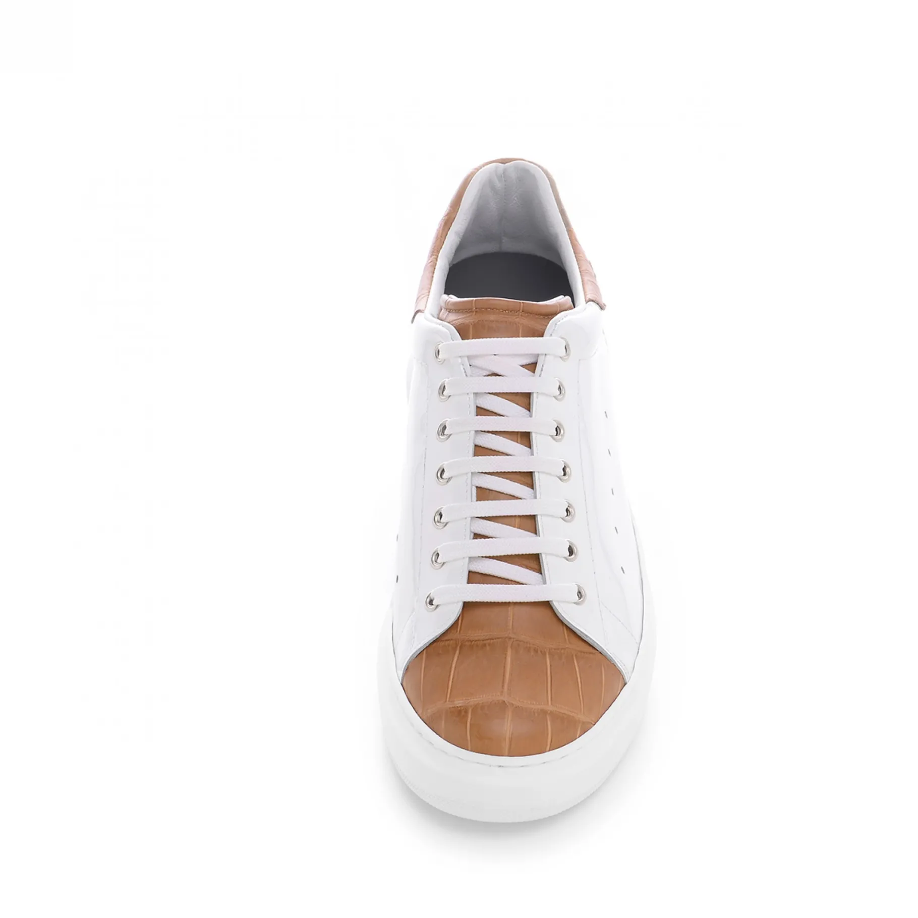 tahiti__sneakers_uomo_con_3.webp Uomo GUIDOMAGGI Scarpe In Pelle Esotica | Sneakers>Tahiti - Sneakers uomo con rialzo interno in Pelle Coccodrillo Esotico da 6 a 8 cm più alto
