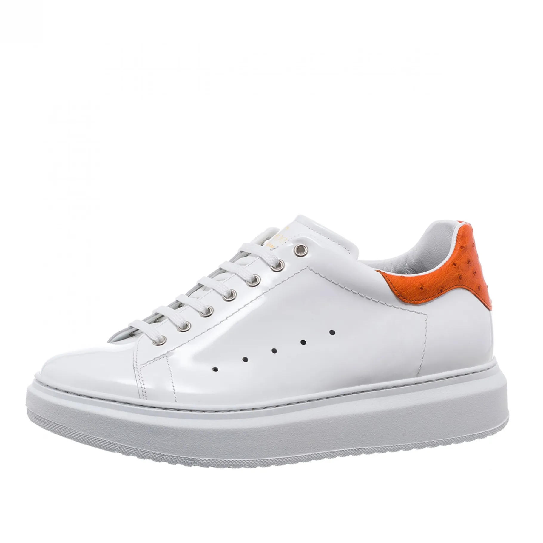tampa__sneakers_esotiche__2.webp Uomo GUIDOMAGGI Scarpe In Pelle Esotica | Sneakers>Tampa - Sneakers Esotiche con rialzo in Pelle di Struzzo da 6 a 8 cm più alto