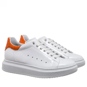 Uomo GUIDOMAGGI Scarpe In Pelle Esotica | Sneakers>Tampa - Sneakers Esotiche con rialzo in Pelle di Struzzo da 6 a 8 cm più alto