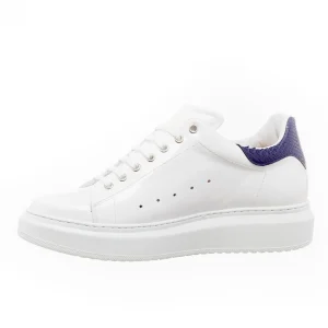 Uomo GUIDOMAGGI Scarpe In Pelle Esotica | Sneakers>Tasmania - Sneakers Esotiche casual con rialzo interno in Mix Pelle da 6 a 8 cm più alto