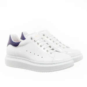 Uomo GUIDOMAGGI Scarpe In Pelle Esotica | Sneakers>Tasmania - Sneakers Esotiche casual con rialzo interno in Mix Pelle da 6 a 8 cm più alto