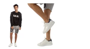 Uomo GUIDOMAGGI Scarpe In Pelle Esotica | Sneakers>Tasmania - Sneakers Esotiche casual con rialzo interno in Mix Pelle da 6 a 8 cm più alto