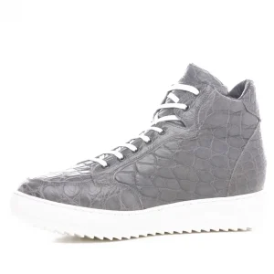 Uomo GUIDOMAGGI Scarpe In Pelle Esotica | Sneakers>Tobago -sneakers coccodrillo in Pelle Da 6 a 10 cm più alto