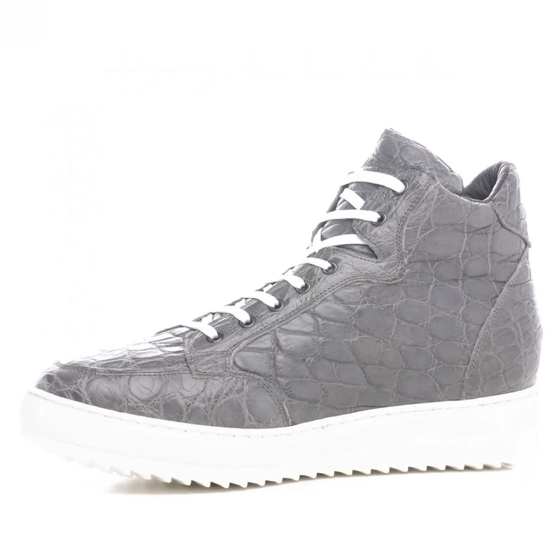 tobago_sneakers_coccodril_2.webp Uomo GUIDOMAGGI Scarpe In Pelle Esotica | Sneakers>Tobago -sneakers coccodrillo in Pelle Da 6 a 10 cm più alto