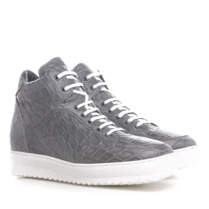Uomo GUIDOMAGGI Scarpe In Pelle Esotica | Sneakers>Tobago -sneakers coccodrillo in Pelle Da 6 a 10 cm più alto