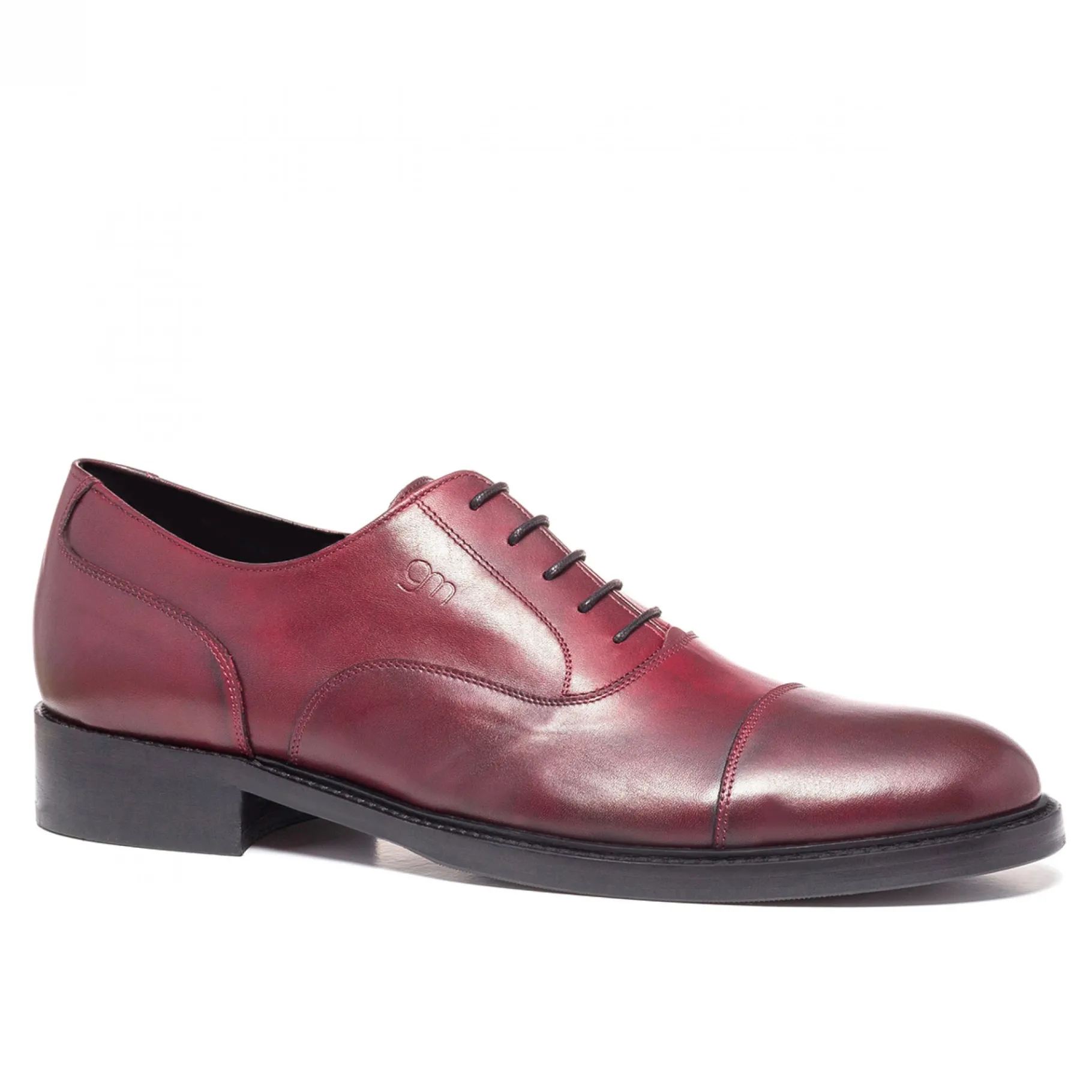 toledo__classiche_scarpe__1.webp Uomo GUIDOMAGGI Stringate>Toledo - Classiche scarpe uomo con rialzo in Pelle Pieno Fiore Fino a 8 cm più alto