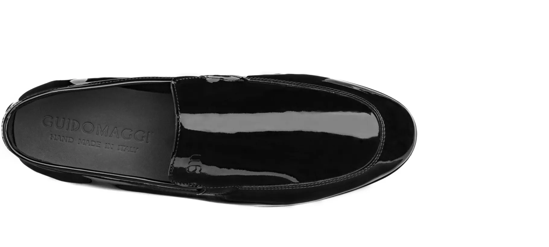 toulon__mocassini_elegant_3.webp Uomo GUIDOMAGGI Classici | Cerimonia>Toulon - Mocassini eleganti da uomo con rialzo in Pelle Vernice fino a 6 cm