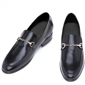 Uomo GUIDOMAGGI Nappine E Ornamenti | Cerimonia>Toulouse - Mocassini scarpe con rialzo in Pelle Pieno Fiore da 6 a 8 cm più alto