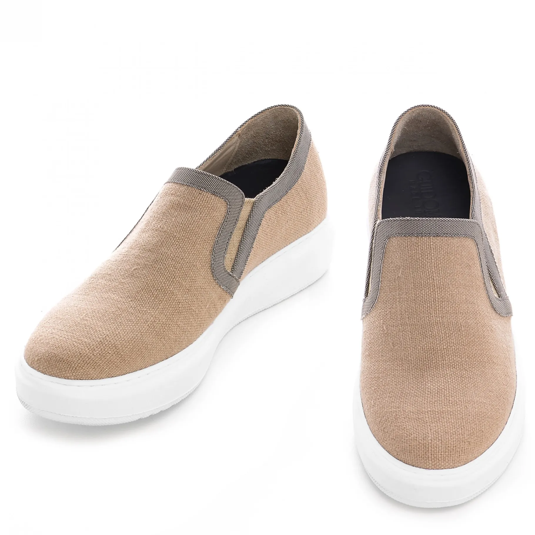 trani__slipon_con_rialzo__0.webp Uomo GUIDOMAGGI Slip-on>Trani - Slip-On con rialzo interno in Tessuto fino a 6.5 cm alto