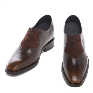 Uomo GUIDOMAGGI Stringate>Trento - Classiche  scarpe uomo con rialzo in Mix Pelle da 6 a 8 cm più alto