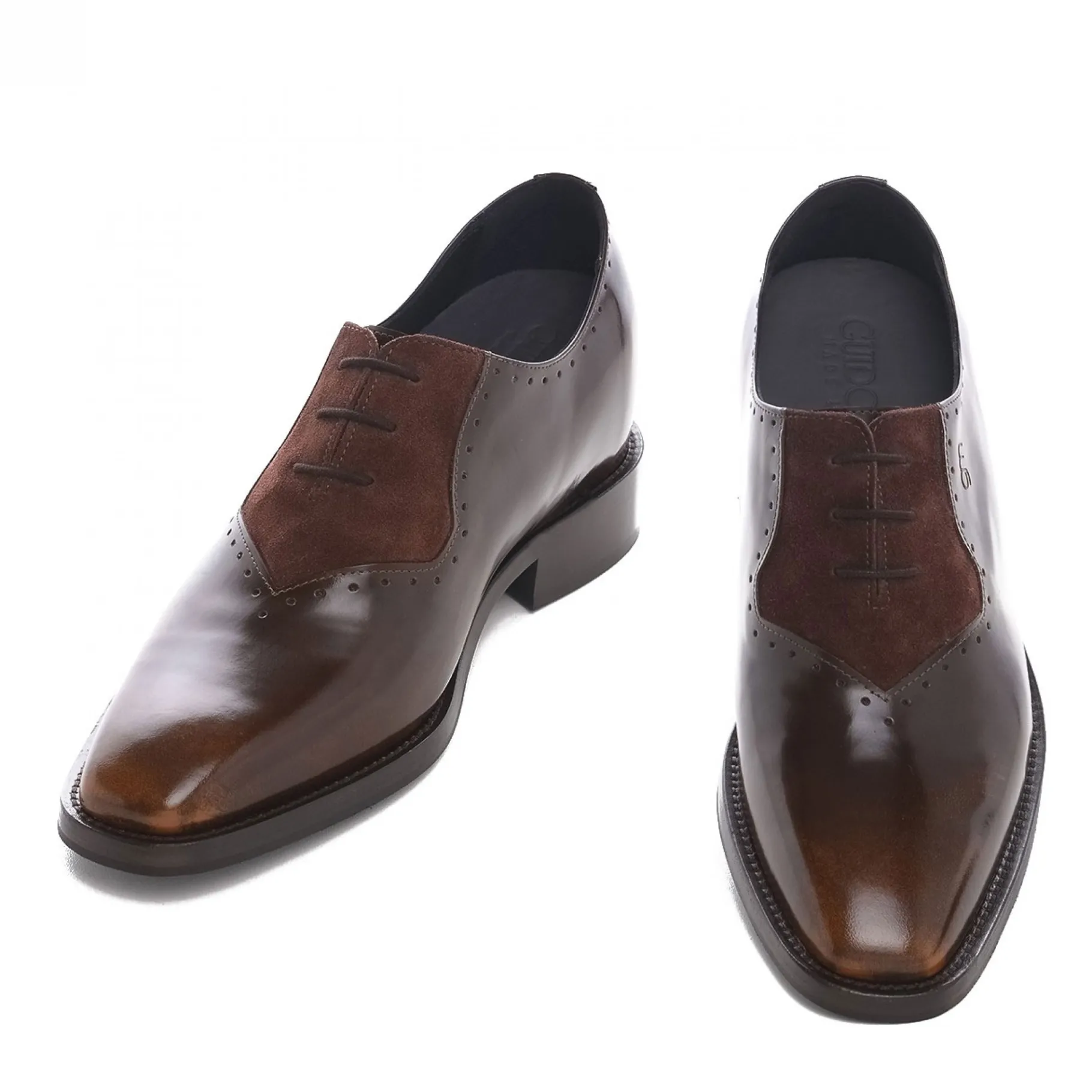 trento__classiche_scarpe__0.webp Uomo GUIDOMAGGI Stringate>Trento - Classiche scarpe uomo con rialzo in Mix Pelle da 6 a 8 cm più alto