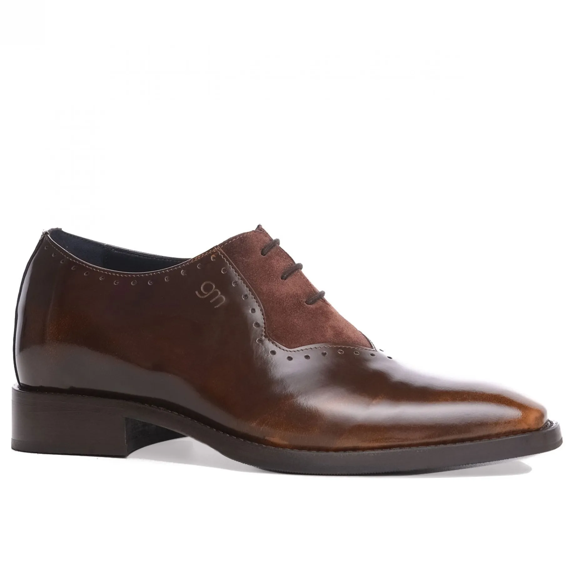 trento__classiche_scarpe__1.webp Uomo GUIDOMAGGI Stringate>Trento - Classiche scarpe uomo con rialzo in Mix Pelle da 6 a 8 cm più alto